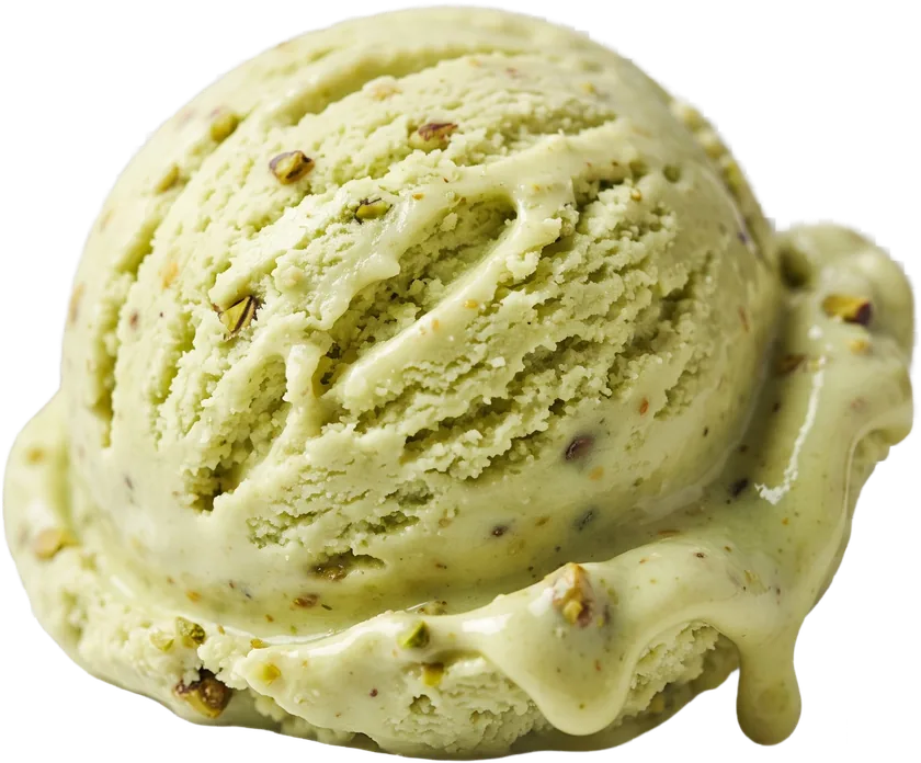 Eiskugel Avocado-Pistazie