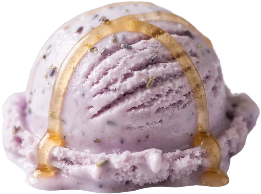Eiskugel Lavendel-Honig