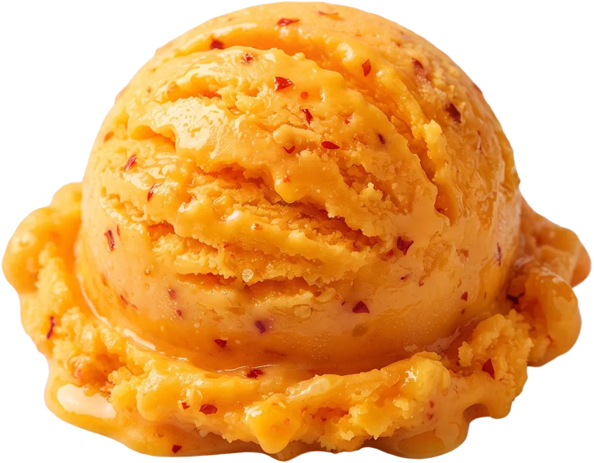 Eiskugel Mango-Chili