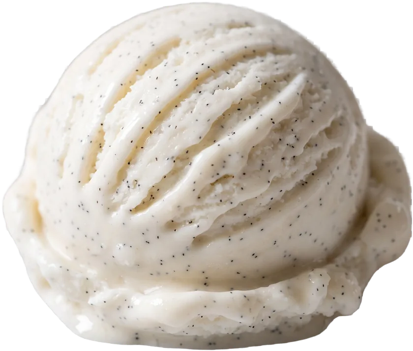 Eiskugel Tonkabohne-Vanille
