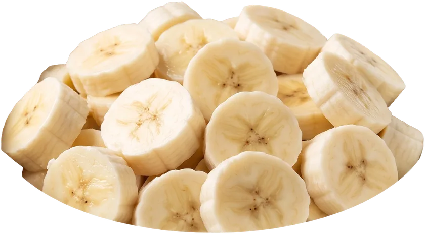Schale mit Bananenscheiben